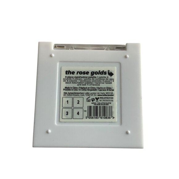 Lottie London The Rose Golds Eyeshadow Palette With 4 Shades - Picture 2 of 2